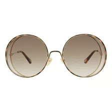 Gafas De Sol Chloé Ch0037s-30009777-001 Gold Brown Para Muje