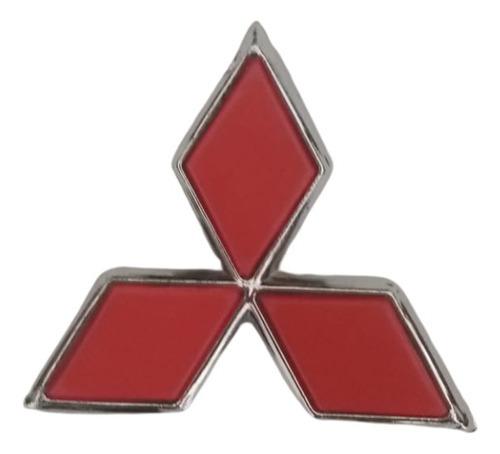 Foto de Emblema Logo Mitsubishi Rojo Mini 