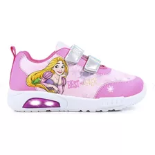 Zapatillas Disney Princesas Con Luces Footy Oficial Nenas