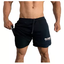 Shorts Liner 2 Em 1 - Dry Fit E Térmico