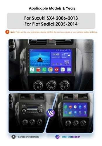 Estreo 2+32g Android For Suzuki Sx4 2005-2016 Gps Carplay Foto 2
