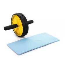 Roda Exercícios Abdominal Tanquinho + Um Mini Tapete