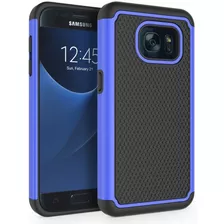 Funda Para Samsung Galaxy S7 | Negra Y Azul