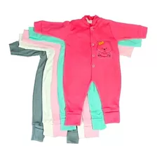 Roupa De Bebê Lote 5 Macacões Atacado Top + Brinde