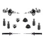 Kit 4 Amortiguadores Bases Y Cubrepolvos Sentra B14 96-00