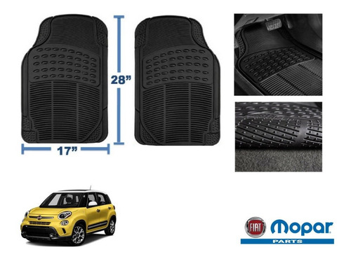 Tapetes Uso Rudo Fiat 500l 2020 Marca Rubber Black Foto 2