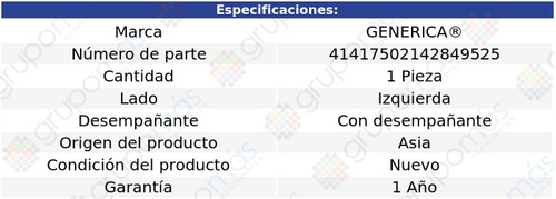 (1) Luna Izquierda C/desemp Generica Cx-3 Del 2016 Al 2023 Foto 2