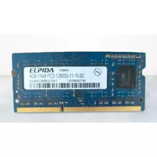 Memoria Ram Laptop 4gb Ddr3 Elpida Ebj40ug8bbu0-gn-f