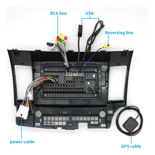 Estreo 2+32 Carplay Cmara Para Mitsubishi Lancer 2008-2015 Foto 6