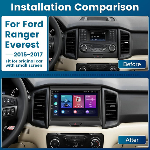 Android Double Din Car Estreo 15 + Ford Everest Ranger Foto 3