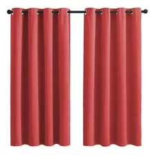 Cortina Premium Sala Quarto Janela Tecido Oxford 3,00 X 1,80 Cor Vermelho