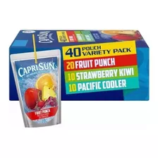 Kraft Bebida Jugo Pouch Caprisun Variado 6oz 40 Pz