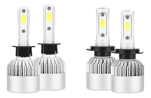 Led Luz Baja H11 3800lm 6000k Chevrolet Silverado 2008 A 16