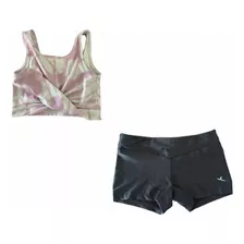 Top Y Short Niña 8-9 Zara Y Decathlon Gimnasia, Deportes