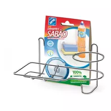 Porta Detergente E Esponja Com Ventosa Arthi