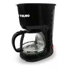 Cafetera Yelmo Ca-7108 Semi Automática Negra De Filtro 220v