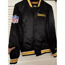 Chamarra Bomber Steelers Pittsburgh New Era Talla S