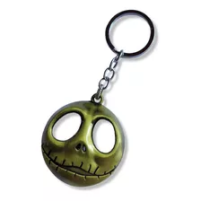 Llavero El Extraño Mundo De Jack Metal Skellington Calavera 