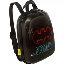 Lancheira Ifantil Batman 3d Maxtoy Diplomata Homem Morcego Cor Preto