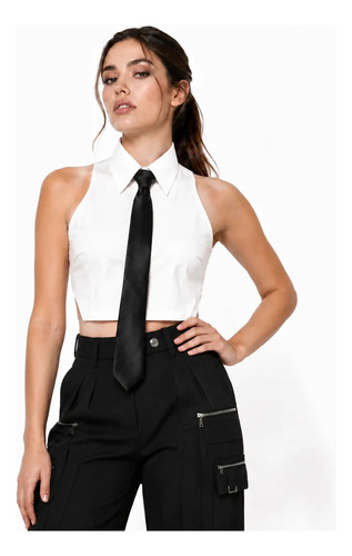 Corbata Para Mujer Negra Lisa De Vestir Sastre Formal Moda Negro Liso 143 Cm