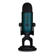Micrófono Blue Yeti Condensador Omnidireccional Color Teal