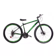 Bicicleta Woltz Aro 29 Aço Carbono 21 Marchas Freio A Disco