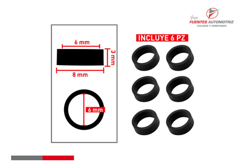 Kit Para Inyector Gdi Audi A4 De 2009 A 2012 (6 Jgos) Foto 2