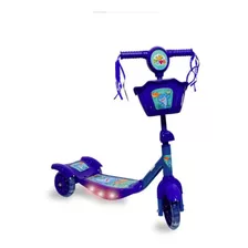 Patinete Infantil Guidão Ajustável Azul - Até 35kg - Samba