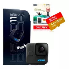 Câmera Gopro 11 Black Mini +cartão Sandisk Extreme 64gb