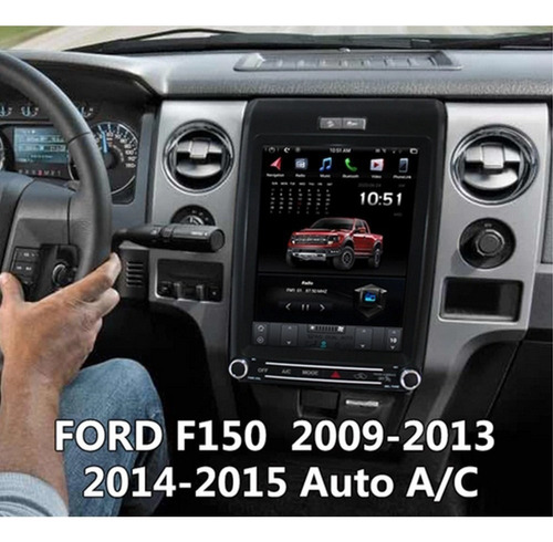 Stereo Ford Raptor F150 2009-2014 Gps Tesla Radio Screen Foto 6