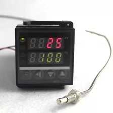 Controlador Pid Temperatura Rex-c100 - Relay Con Termocupla 