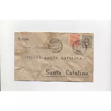 Sobre De Empresa En Pisagua, Enviadoa Santa Catalina 1921 