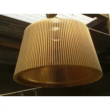 Lámpara Colgante 70cm -mdf -diseño - Madera M613-610