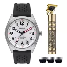 Kit Relógio Orient Masculino + Aparador De Cabelo 