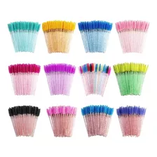 600 Cepillo Desechables Glitter Para Extensión Pestañas.