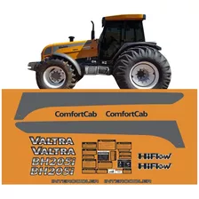 Kit Faixas Adesivas Compatível Trator Valtra Bh205i Completo Cor Trator Valtra Bh205i Confortcab