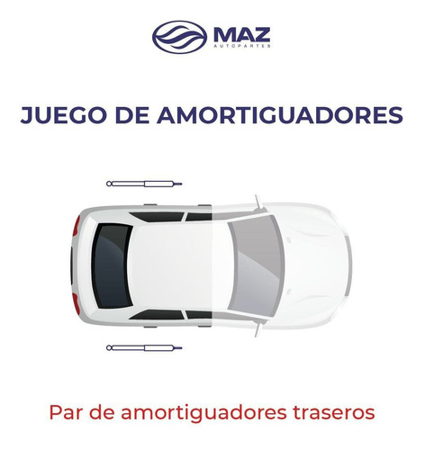 2 Amortiguadores Traseros Ford Fusion 2013-2014-2015 Ctk Foto 5