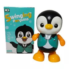  Pinguim Dançarino Brinquedo Infantil Boneco Com Som E Luz