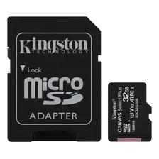Tarjeta De Memoria Kingston Micro Sd Con Adaptador Sd 32gb