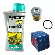 Aceite Motorex Formula 15w50 + Filtro Aceite Original +oring