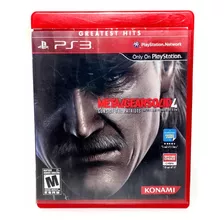 Metal Gear Solid 4 Guns Of The Patriots Edition Ps3 Físico