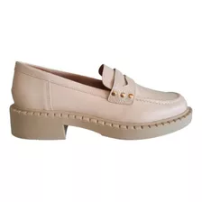 Sapato Loafer Feminino Mocassim Tratorado Confortável