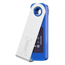 Ledger Nano S Plus - Wallet Proteja Sus Criptos Nft Azul