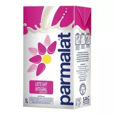 Leite Longa Vida Integral Parmalat 1 Litro - 12 Unidades