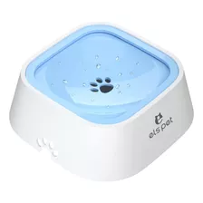 Els Per Plato Tazón De Perro 1l Dispensador De Agua Para Mascota Color Azul