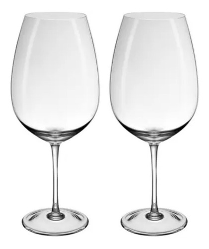 Conjunto De 02 Taças De Cristal Para Vinho Grand Cru 1140ml