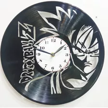 Dragón Ball Z- Reloj Artesanal En Disco De Vinilo.