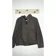 Campera Cardon. Chocolate Reversible Mujer Capucha Poco Uso.