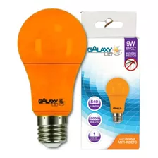 Lâmpada A60 Anti-inseto Luz Laranja E27 Led 9w 1000k Bivolt 110v/220v