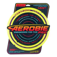 Anel Flying Disc Aerobie Pro Ao Ar Livre 35,56 Cm Amarelo